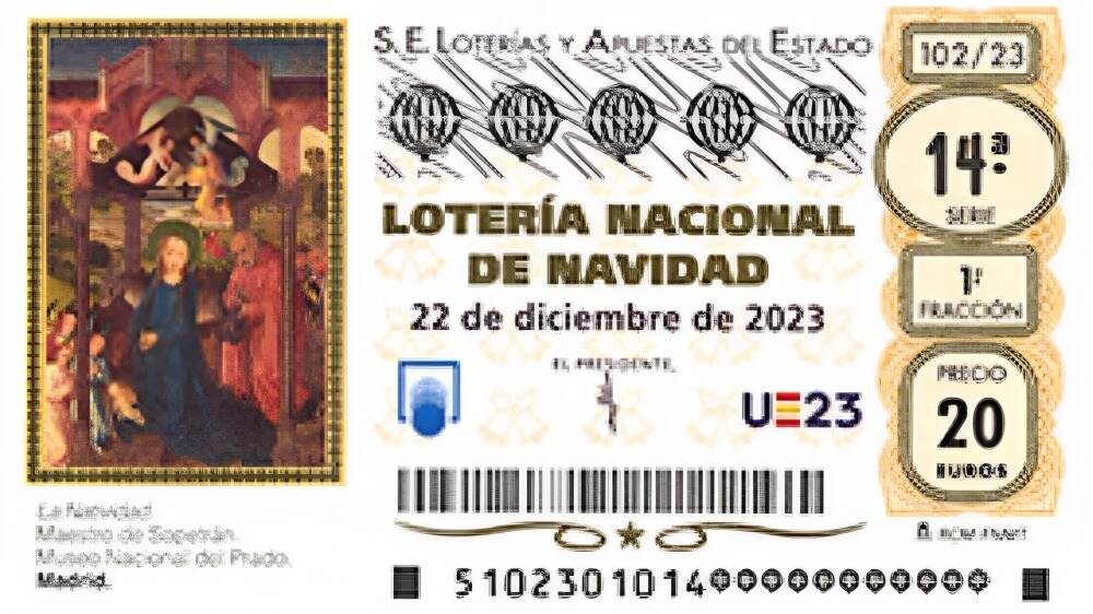 Lotería Nacional ticket
