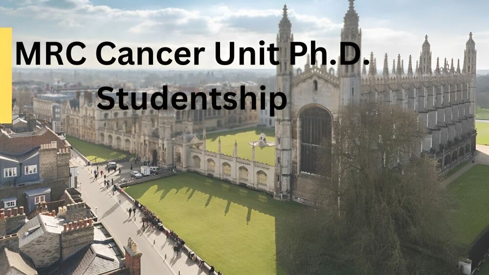 MRC Cancer Unit Ph.D. Studentship